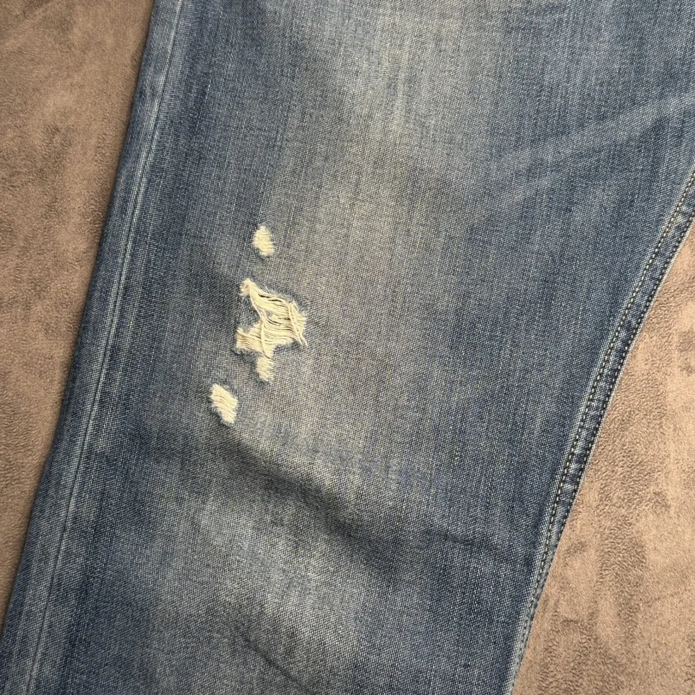 Diesel Belther Jeans Mens 32x32 Blue Regular Slim Tapered Distressed 0839K